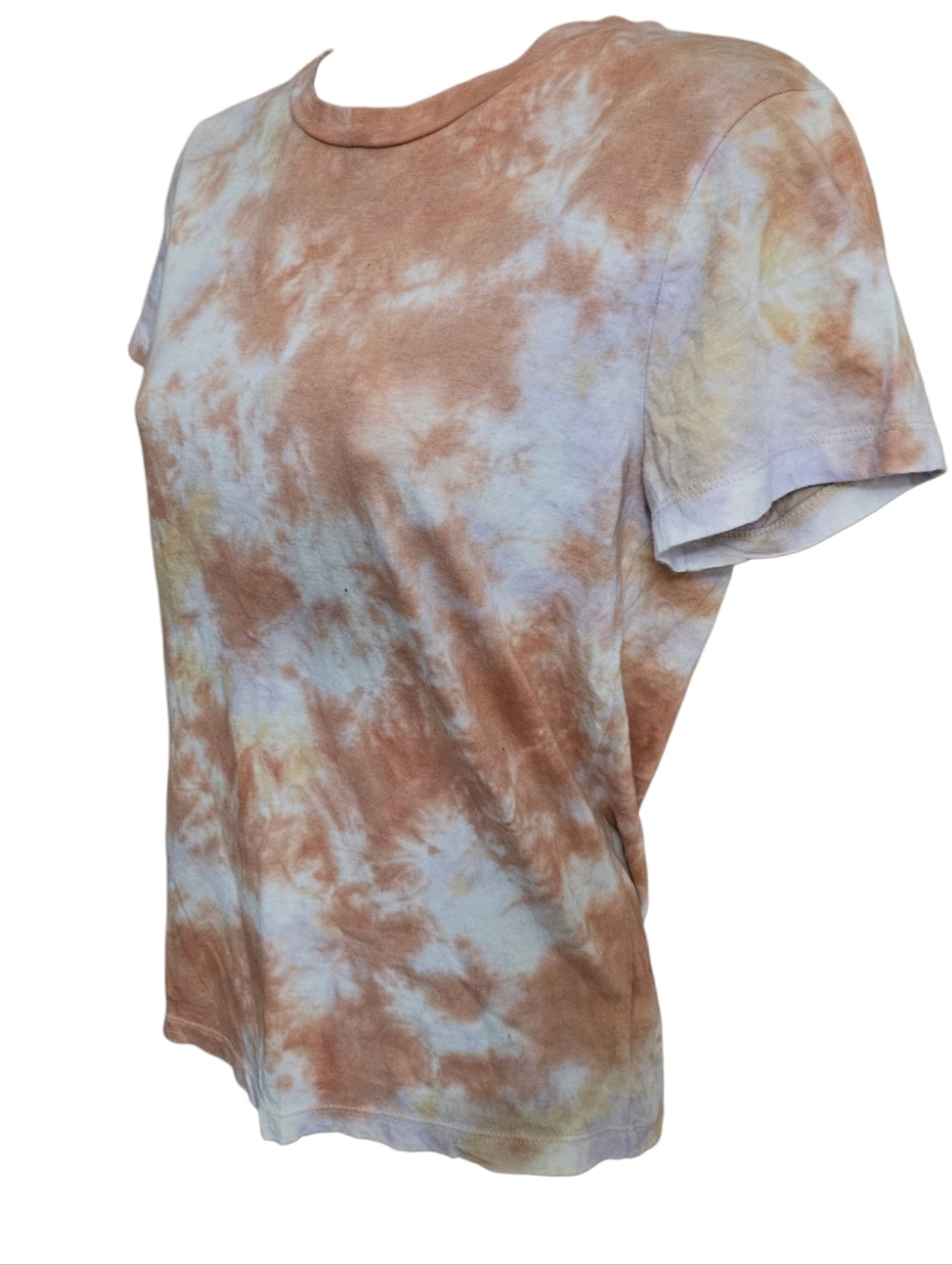 Wild Fable SM Peach/Pink/White Tie Dyed T-shirt - Picture 3 of 11